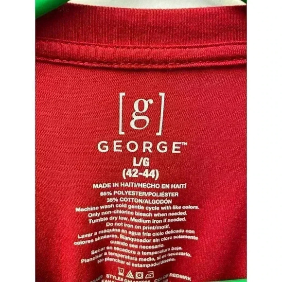 Red long sleeve shirt size large - Picture 3 of 3